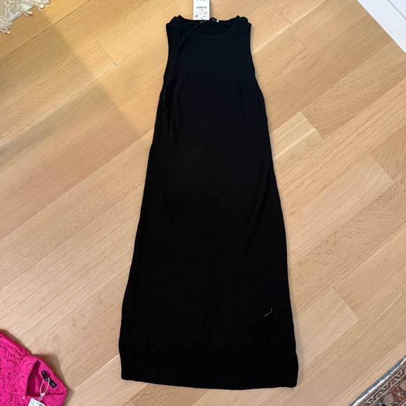 Black Zara Woven Sleeveless Dress w/ Tags! - Picture 3 of 3